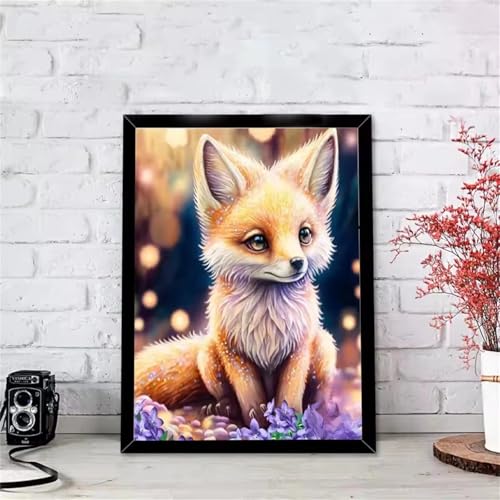 GOOFEI DIY Adult Diamond Painting Embroidery Set Zeichentricktier,5D Full Diamond Painting Craft Runder Bohrer Home Wall Decoration Art Painting Kits 45x25cm von GOOFEI