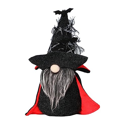 GOOHOCHY Halloween GNOME Puppe Decor Vampire GNOME Grau Bart Foto Requisiten Party Liefert von GOOHOCHY