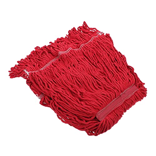 GOOHOCHY Mopp-Ersatzkopf Heavy duty mop refill Flash-Speed-Mopp-Nachfülltücher Wringer elektrische Schrubbbürste Mopps Reiniger Austausch des Moppkopfes Wischpad aus Baumwollgarn rot von GOOHOCHY