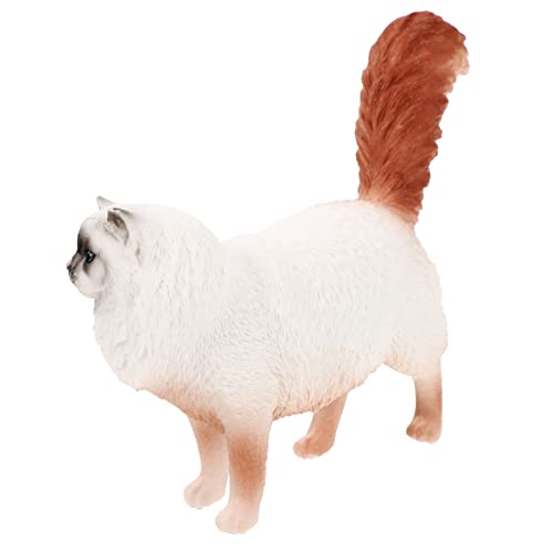 GOOHOCHY Puppenmodell Animal Figures Cartoon cat Desktop-Katze schmücken Katzenhandwerk Wohnkultur Dekor Desktop-Katzenstatue Miniatur-Katzenstatue Kätzchen Katzenspielzeug Ornamente Kind von GOOHOCHY