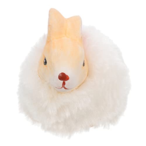 GOOHOCHY Wohnkultur Osterhase Frühlingsdeko Hasenfigur Aus Keramik Osterdekorationen Im Innenbereich Handwerksgeschenk Zur Hochzeit Hasengeschenke Plüsch Ornamente Haushalt Kind von GOOHOCHY