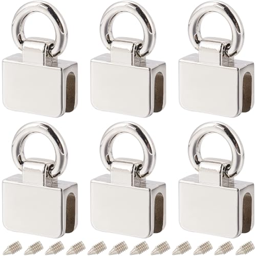 GORGECRAFT 1 Box Mit 6 D Ring Taschen Seitenclip Schnalle Antike Bronze Legierung Brückenaufhänger Kettenglied Gurtband Haken Verschluss Verbindungsschnalle Mit Schraube Für DIY Lederhandwerk GORGECRAFT 1 Box Mit 6 D Ring Taschen Seitenclip Schnalle Antike Bronze Legierung Brückenaufhänger Kettenglied Gurtband Haken Verschluss Verbindungsschnalle Mit Schraube Für DIY Lederhandwerk von GORGECRAFT