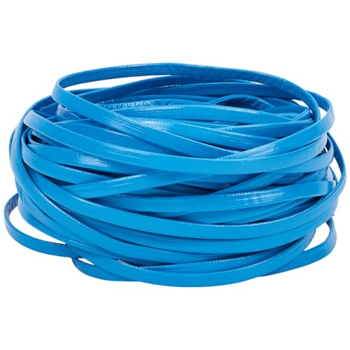 GORGECRAFT 10 m X 4mm Doppelseitige Leder Flechtschnur Umklappbar PU Lederstreifen Kordel Dodger Blau Flach Weiches Lederbesatzband Für Heimwerker Nähen Basteln Gürtel Armbänder Schmuckherstellung von GORGECRAFT