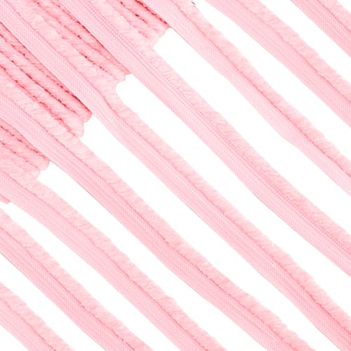 GORGECRAFT 20 Yards Samt Paspelband 10mm Breite Lippenkordel Rosa Polsterpaspelbesatz Für Bekleidung Nähen Nähen Dekorieren Kissen Lampen Vorhänge Hüte Kleidungszubehör von GORGECRAFT