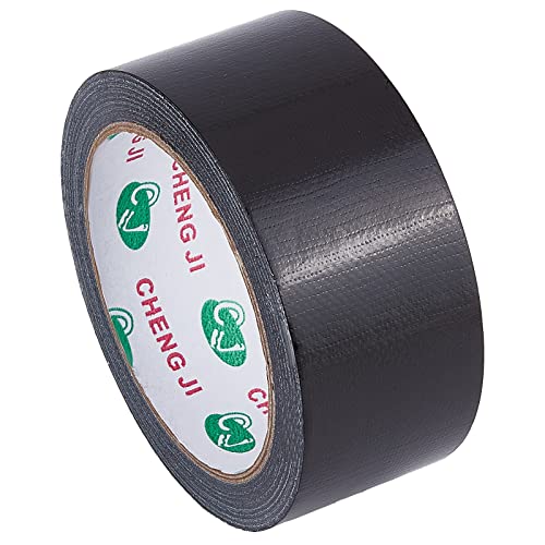 GORGECRAFT 45mmx20m Buchbinde-Reparaturband Schwarzes Stoffband Klebeband Sicheres Tuch Bibliothek Buchnahtversiegelung Scharnier-Bastelband Für Gurtbandreparatur Tarnung von GORGECRAFT