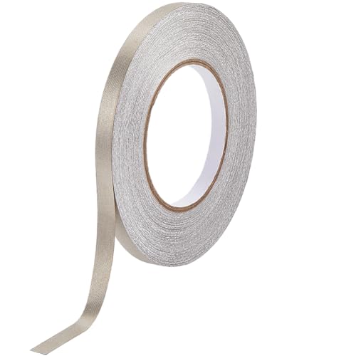 GORGECRAFT 50 m X 10 mm Faraday-Gewebeband Doppelt Leitfähiges Fiberglas-Gewebe-Klebeband Zur EMI-Abschirmung HF-Blockierung Umwicklung von Laptop- Handy- LCD-Kabel- Und Kabelbaum Beige von GORGECRAFT