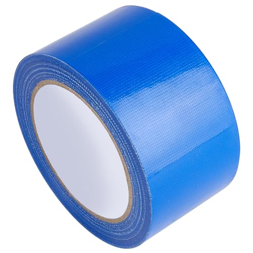 GORGECRAFT 62.5mm X 20m Stark Klebendes Gewebe Blaues Klebeband Strapazierfähiges Reparaturgewebeband Einseitiges Wasserabweisendes Gaffer-Klebeband Für Bühnenteppichböden Reparatur von Stacheln von GORGECRAFT