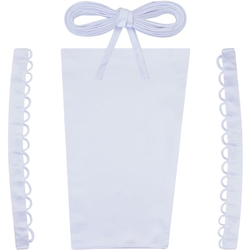 GORGECRAFT Satin Korsett Rücken Set Für Damen Hochzeitskleid Reißverschluss Ersatz Verstellbares Korsett Set Schnürung Aus Satinband Für Formelle Ballkleider Träger Hochzeits Und Abendkleid Accessoir von GORGECRAFT