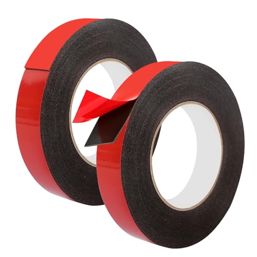 GOSHIES 2 Roller Doppelseitiges Klebeband 10m x 25mm Doppelklebeband Klebeband Extra Stark Klebeband Doppelseitig Wasserdichtes Multifunktionales Montageklebeband Klebestreifen von GOSHIES