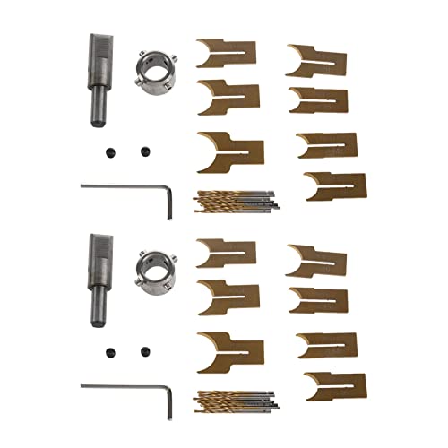GOSIA 32 Stück Fräswerkzeug für Tischlerei, Klinge aus Wolframcarbid, Set für Fräsen, zum Bohren von Bohrern, 14 – 25 mm von GOSIA