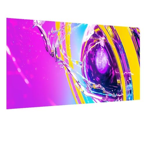 DIY 5D Diamond Painting Abstrakt, Diamant Painting Bilder Szenerie, Diamond Painting Erwachsene Viereckige Steine Crystal Art Paintings Zimmer Deko Wand Aesthetic, Frauen Geschenk 100x235cm W-1350 von GOUFEENG