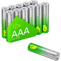 12 GP Batterien SUPER Micro AAA 1,5 V von GP