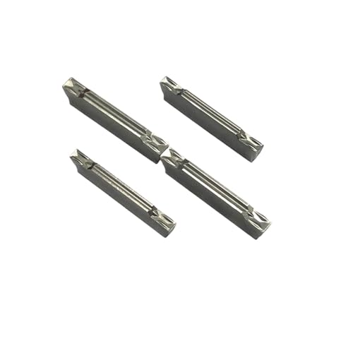 GPRTKULE Drehwerkzeuge 10 Stück MGMN200-G H01 MGMN150-G H01 Hartmetalleinsatz for Einstechen von Aluminium CNC-Drehwerkzeug-Dreheinsatz(MGMN150-G H01) von GPRTKULE