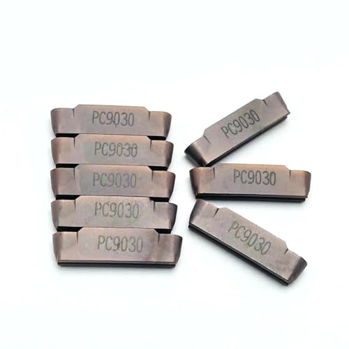 GPRTKULE Drehwerkzeuge 10PCS MRMN300 MRMN200 MRMN400 PC9030 Hartmetalleinsätze for die Bearbeitung von Lichtbogennuten, Einstechen und Nutwerkzeugen(MRMN400 PC9030) von GPRTKULE