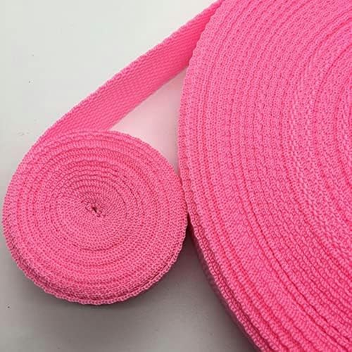 10 Yards 25mm Gurt Nylon Gurtband Rucksack Kordel-Rosa von GPRTPL