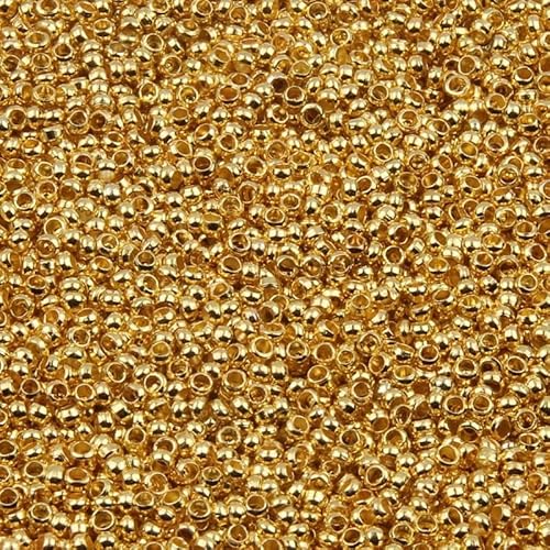 500 Stück/Los Goldkugel-Quetschperlen Durchmesser 2 2,5 3 mm Stopper-Abstandshalterperlen für DIY-Schmuckherstellung Zubehör-Gold-3 mm von GPRTPL