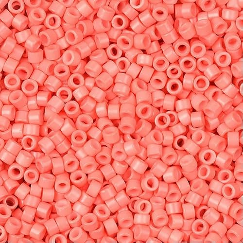 Glasperlen, kleine Rocailles-Perlen, 2,2 mm, 1400 Stück, mehrfarbige Perlen, Makronen, Glasperlen, DIY-Charms, Nähzubehör, MD-02-10 g, ca. 700 Stück von GPRTPL