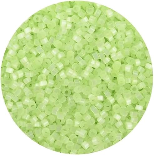 Glasperlen, kleine Rocailles-Perlen, 2,5 mm, 1000 Stück, farbige Katzenaugen-Glasperlen, Charm, tschechische röhrenförmige Rocailles-Perlen, Verwendung für Handstickmaterial, DIY-Kleidung, Nähzubehör von GPRTPL