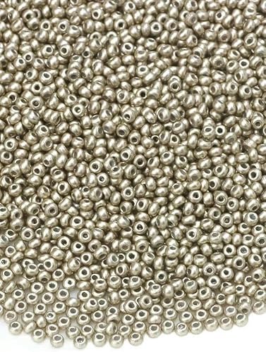 Glasperlen, kleine Rocailles-Perlen, 2 mm, 25 g, Glasperlen, DIY-Armband, Abstandshalter zur Schmuckherstellung, klein, 001, 25 g, 2 mm, 25 g von GPRTPL