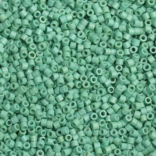 Glasperlen, kleine Rocailles-Perlen, 2000 Stück/Packung, 2 mm, tschechische Glasperlen, röhrenförmige Perlen, Zubehör für die Schmuckherstellung, DIY-Armband, Materialfarbe: 10–2000 Stück von GPRTPL