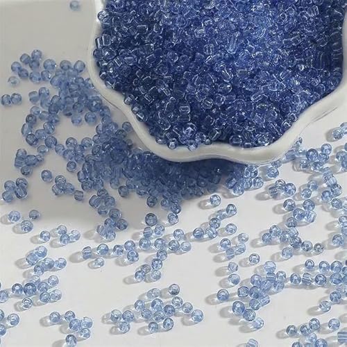 Tschechisches Glas, 150–1000 Stück, Rocailles-Perlen, österreichischer Kristall, runde Abstandsperlen für Kinder, DIY-Schmuckherstellung, Zubehör 2 3 4 mm, Blau, 4 mm, 150 Stück von GPRTPL