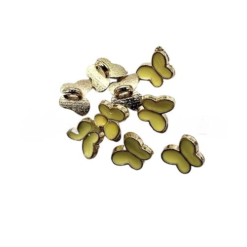 GQGQA50/100PCS 6mm Tier Puppe Kleidung Knöpfe Kleine Knöpfe Für Puppen Machen Mini Metall Schaft Knöpfe für Puppe Kleidung von GQGQA