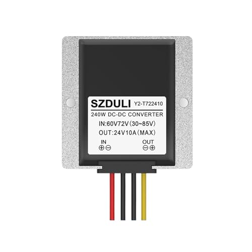 36V48V60V72V auf 24V Abwärtswandler 30-85V auf 24V Elektrofahrzeug-Stromversorgung DC-DC-Regler(72V to 24V 10A) von GQSSEFQCH