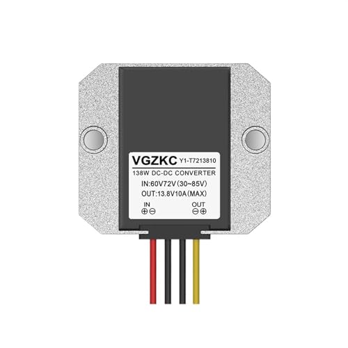 48V60V72V auf 13,8V geregelter Leistungswandler 30-85V auf 13,8V Kfz-Abwärtsleistungsmodul(72V to 13.8V 10A) von GQSSEFQCH