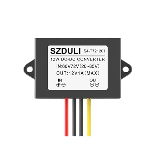 60V72V zu 12V DC Stromwandler 20-85V zu 12V Auto Power Step-Down Modul 72V zu 12V Auto Power Regler(72V to 12V 1A) von GQSSEFQCH