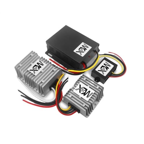 DC DC 12 V bis 15 V, 1 A bis 28 A, max. Ausgang, nicht isoliert, Step-Up-Boost-Stromrichter, 15 V DC-Spannungsregler(10A Aluminum) von GQSSEFQCH