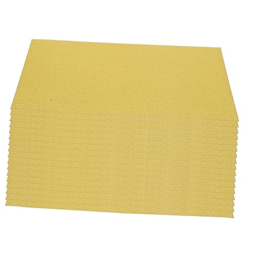 50 Blatt Glitzermarmelade glänzender Karton weißer Karton bastelmaterial für kinder kreativpapier packpapier beidseitig faltbares Papier Origami-Papier für Kinder Papierstau Golden GRADENEVE von GRADENEVE