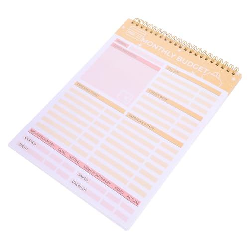 GRADENEVE 1 Planungsnotizblock Leseliste Lesezeichen To-Do-Listen-Notizblöcke financial planner meal planner Memoboard erinnerungsbuch Diät-Notizbuch zum Zerreißen für zu Hause Essensplaner von GRADENEVE