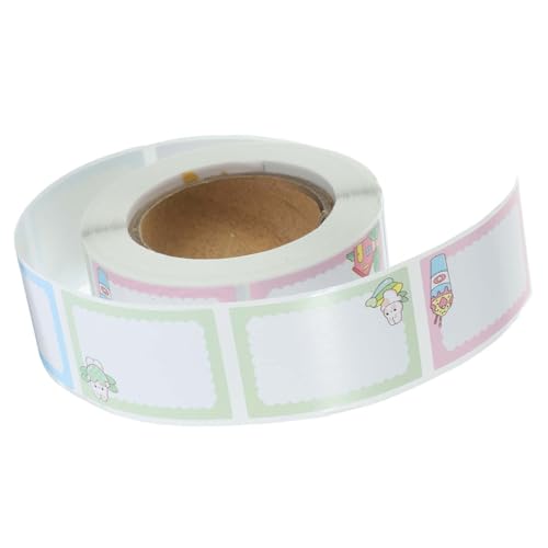 GRADENEVE 1 Rolle Namensaufkleber Klebeetiketten Namensschild Auf Die Kleidung Kleben Flaschenetiketten Umzugsaufkleber Für Kartons Namensschildaufkleber Namensschilder Für Unisex Papier von GRADENEVE