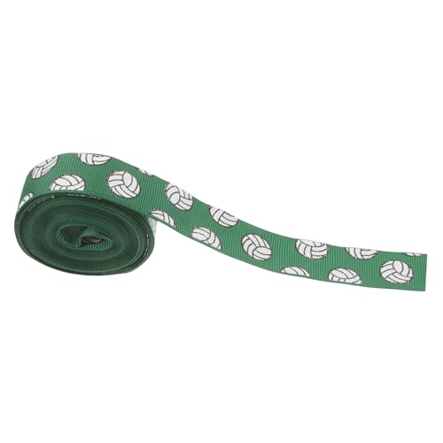 GRADENEVE 1 Rolle Volleyballband Wickelband Schleifenknoten Machen Band Handgefertigtes Band Exquisites Geschenkband Multifunktionsband Blumenverpackungsband Dark Green Polyester von GRADENEVE