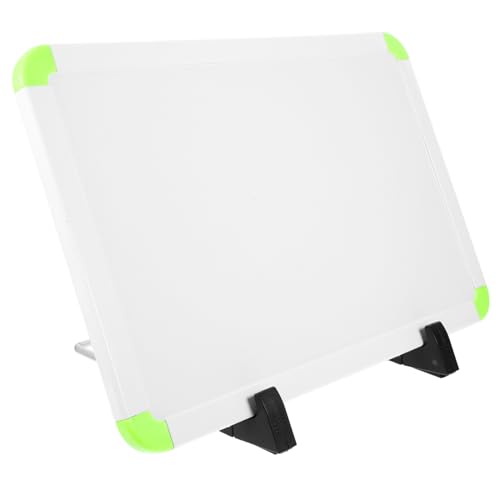 GRADENEVE 1 Satz Zeichenbrett Trocken Abwischbar Whiteboard Mit Ständern Magnetisches Whiteboard Trockenlöschtafel Whiteboard Trocken Abwischbar Kleiner Whiteboard-ständer Weiß Plastik von GRADENEVE