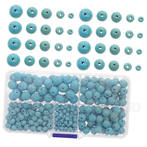 GRADENEVE 1 Schachtel Verstreute Perlen Würfelperlen für die Schmuckherstellung Stand gemstone beads wohnungseinrichtung basteln Halskette DIY Bastelperlen DIY Girlande Perle Blue von GRADENEVE