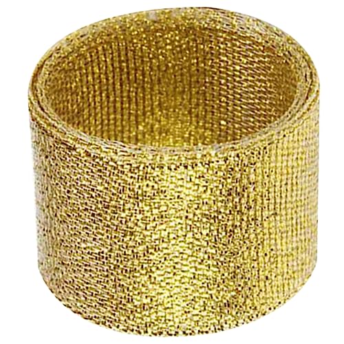 GRADENEVE 1 Schleife Drahtband Verdrahtete Bänder Ornamentband Goldband Für Luftballons Weihnachtsverpackungsband Weihnachtsbaumband Wickelband Band Verdrahtet Glitzerband Golden von GRADENEVE