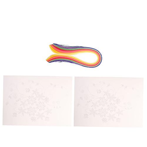 GRADENEVE 1 Set Papier Quilling Werkzeug Set Papier Quilling Bastelbedarf Papier Filigrane Kunst Sets DIY Spielzeug Interessantes DIY Set Buntes Dekor Sammelalbum Verzierungen von GRADENEVE