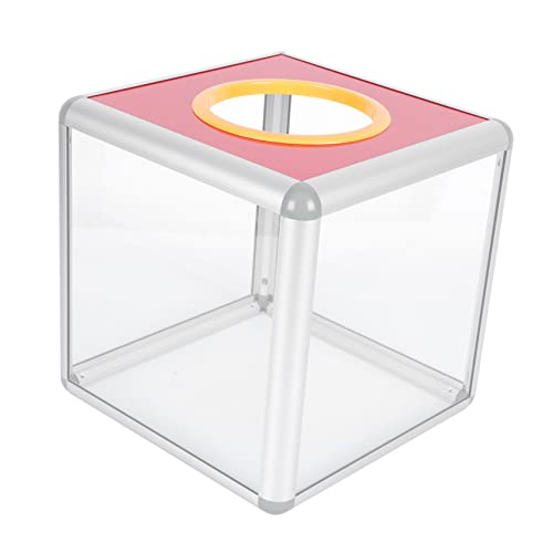 GRADENEVE 1 Stück Transparente Lotteriebox Für Jahrestreffen Ziehungsbox Aus Hochwertigem Ideal Für Wettbewerbe Tombolas Und Verlosungen Einfache Handhabung Und Modernes Design von GRADENEVE