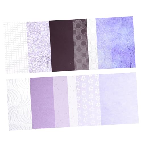 GRADENEVE 10 Blätter Taschendekorpapier Scrapbook-Papier Papier zum Basteln Bastelmaterial selber machen paketpapier packpapier Scrapbooking Papiertablette Material Papier Vintage-Papier von GRADENEVE