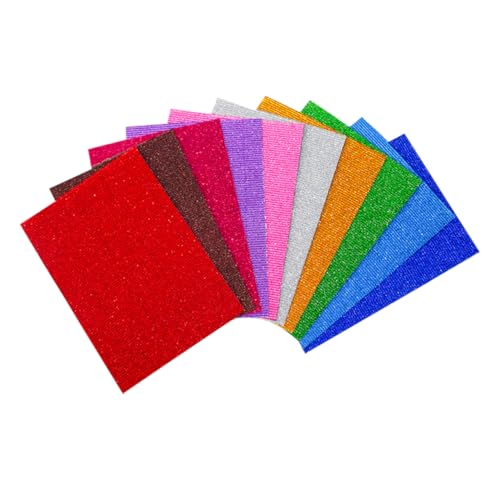 GRADENEVE 10 Blatt Goldpulver Wellpappe Geschenkpapier Kraftwellpappe Versandkartoneinlagen Kartonpapier Farbiges Papier Für Handgeschöpftes Papier DIY Papier von GRADENEVE