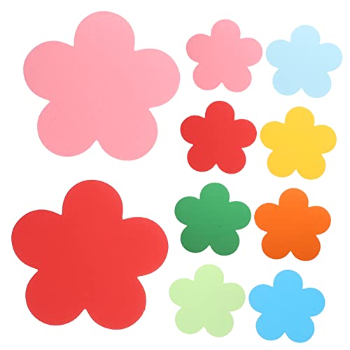 GRADENEVE 10 Packungen Blumen Handgeschnittenes Farbiges Papier DIY Papierblumenausschnitte Papierausschnitte Für Scrapbooking Zarte Papierausschnitte Klassenzimmerwand von GRADENEVE