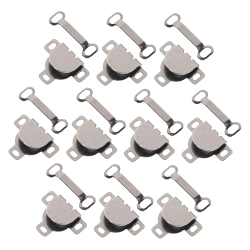 GRADENEVE 10 Sätze Hosenhaken gardarobenhaken coat hooks Ösenverschlüsse Haken zum Nähen von Röcken Haken- und Ösenverschluss für Bekleidung Kleiderhakenverschluss Haken und Öse Metall Black von GRADENEVE