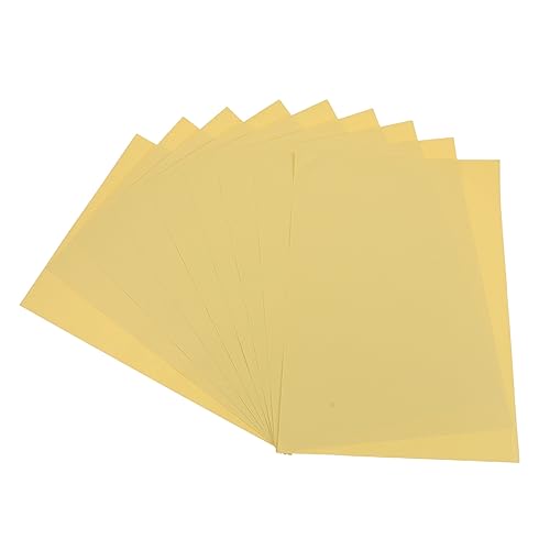 GRADENEVE 100 Blatt Aufkleberpapier Für Drucker Leeres Etikettendruckerpapier Weißes Selbstklebendes Papier Ideal Für Inkjet & Laserdrucker von GRADENEVE