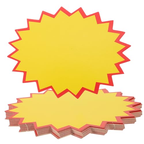 GRADENEVE 100 Blatt Etikett preisschilder verkaufsdisplay Werbe-Displays Verkaufs-Displays Verkaufsfördernde Aufkleber Anzeige Fan-Shop Preisschild für Laden Werbeaufkleber Papierstau von GRADENEVE