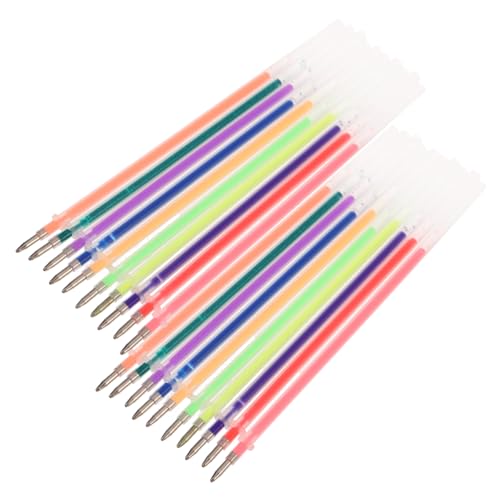 GRADENEVE 100 Stück Gel Stift Minen Für Stifte Gel Stifte Gel Stift Ersatz Tintenstift Schreibstift Ersatzminen Kugelschreiber Minen Schwarze Tinte Kunststoff von GRADENEVE