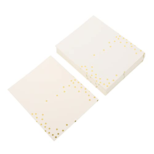 GRADENEVE 100st Polka Dot Hot Stamping Tischkarte Party-papierservietten Tischkarten Zur Hochzeit Platzkartenhalter Für Den Tisch Visitenkarten Hochzeit Sitzplatzkarte Zeltkarten Sitzkarten von GRADENEVE