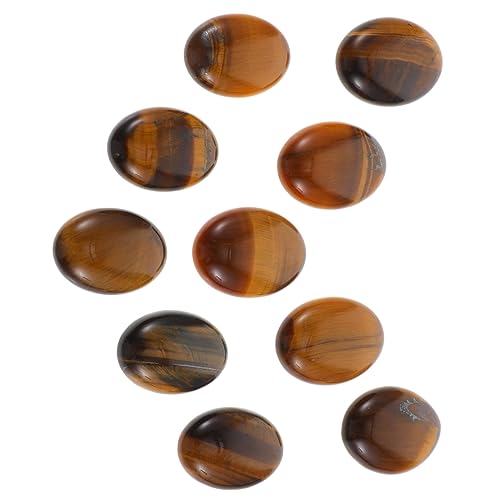 GRADENEVE 10St Edelstein-Patch edelsteine schmucksteine Handgemachter Schmuck Schmuckperlen emlyn Cabochons, Steine, Perlen Achat flach zurück Naturstein-Cabochons Cabochon-Perlen aus Stein von GRADENEVE