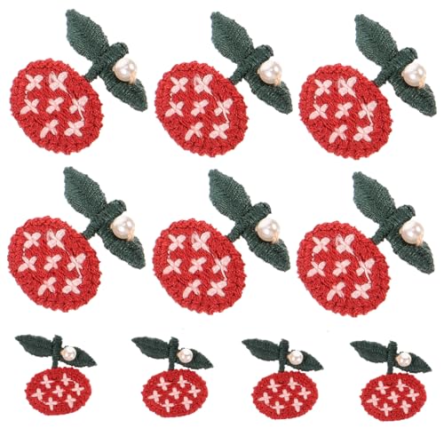 GRADENEVE 10St fashing costume bastelzeug decor patches set ornaments künstlich der Patch Anlage Dekoration gestickte Aufnäher bügeleisen Flicken für Kleidung Blumenflecken Polyester von GRADENEVE