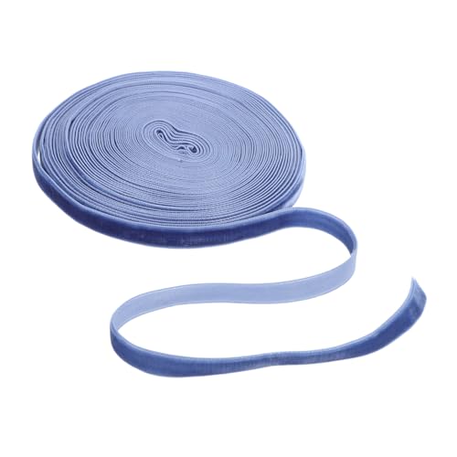 GRADENEVE 10mm Geschenkverpackungsband Flauschiges DIY Bastelband Für Schleifen Und Dekoration 10 Yards Dunkelblau Ideal Für Partys Und Feiertagsverpackungen von GRADENEVE